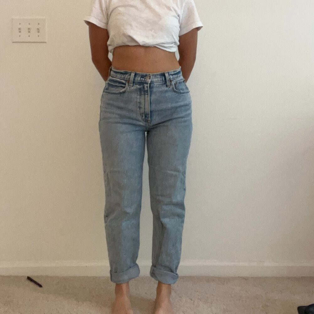 Abercrombie Light Blue Straight Jeans